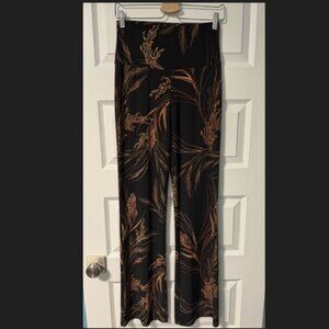Norma Kamali Boot Pant Wheat Print